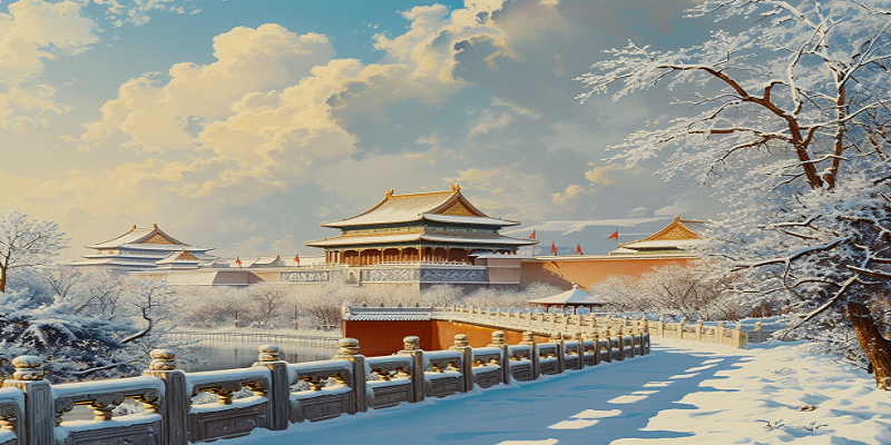 《冬日故宫：历史沉淀与天空的对话》